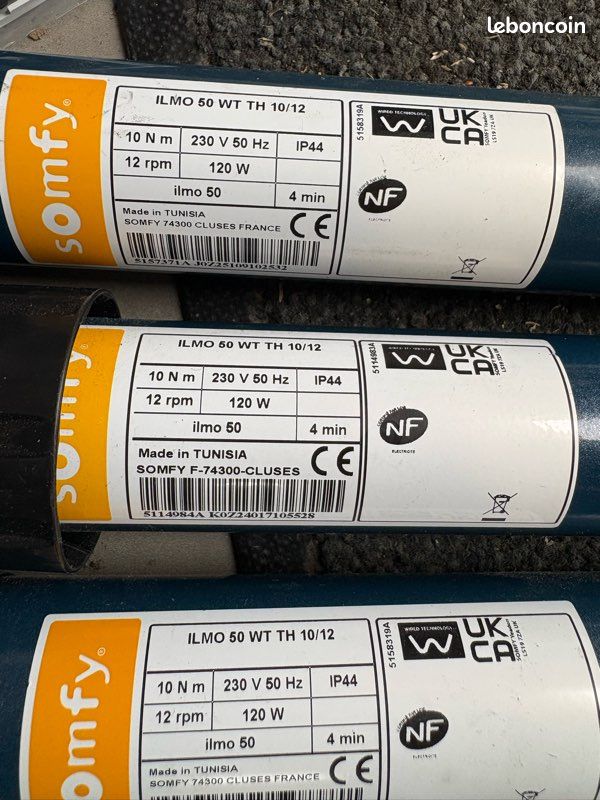 Moteur Somfy ilmo 10 nm (image 1)