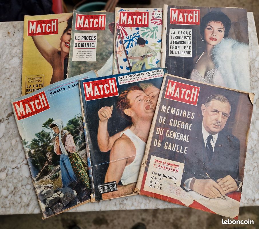 Paris Match 289, 291, 292, 293, 294, 295, 299 (image 1)
