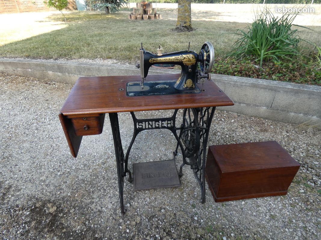 Machine à coudre singer ancienne (image 1)