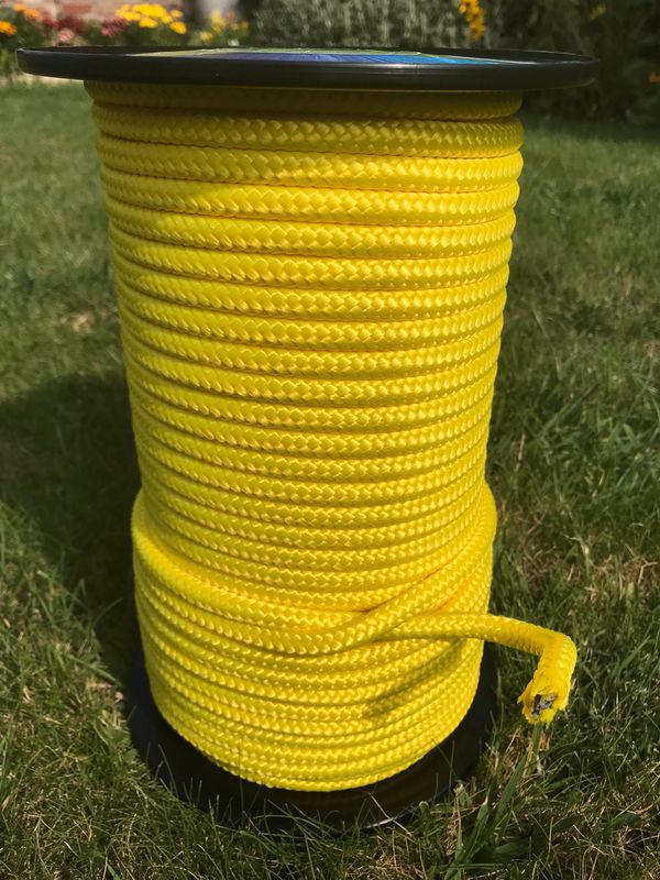 Corde polypropylène jaune d10mm 70ml - Équipement nautisme