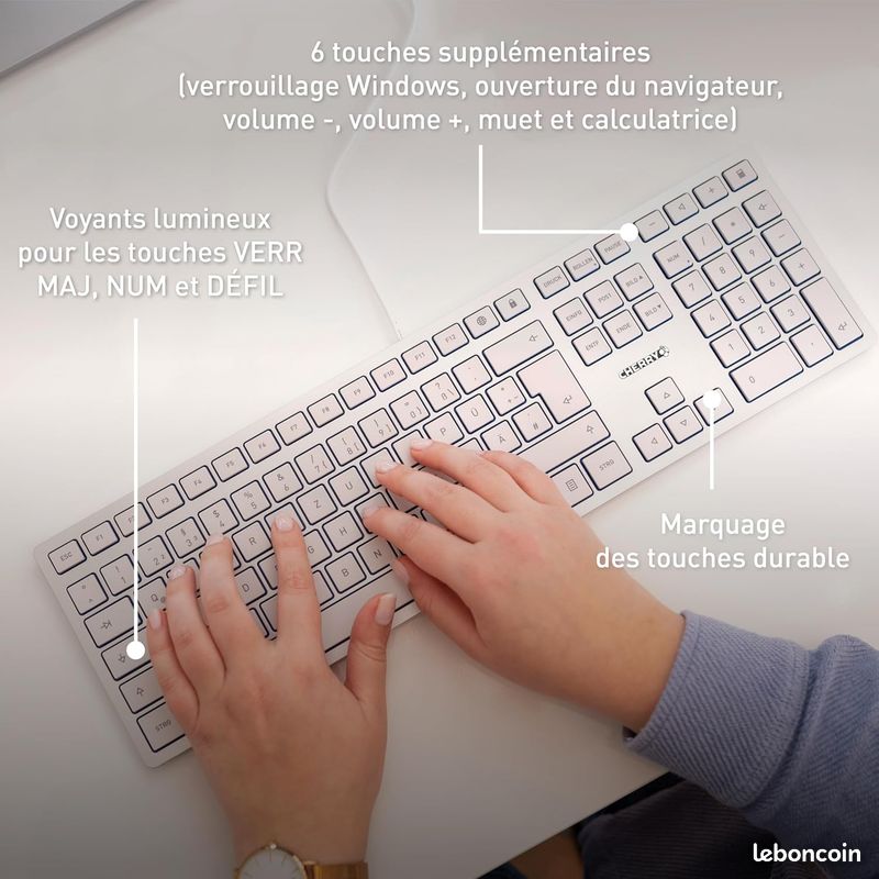 Clavier CHERRY KC 6000 Slim : A l'usage, page 3