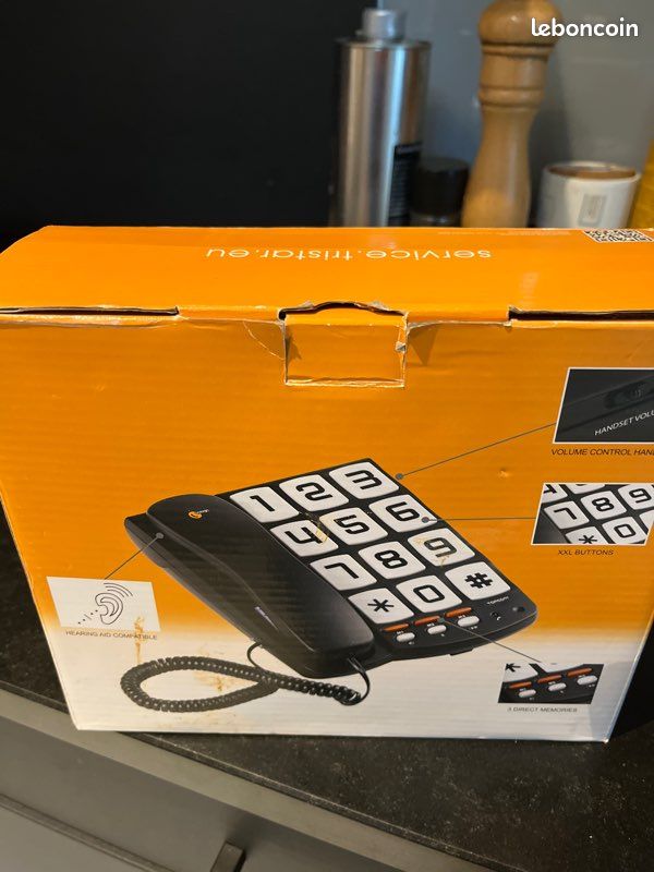 Téléphone fixe grand touche (image 2)