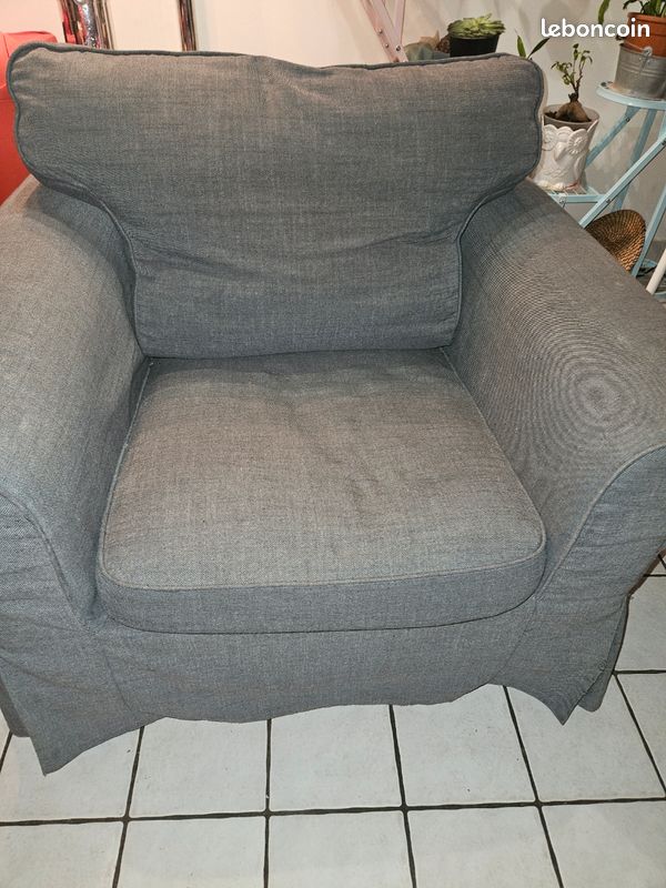Canapé 2 places + 1 fauteuil (image 3)
