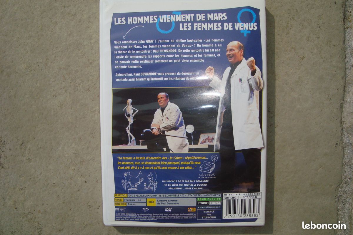 DVD " les hommes viennent de Mars, les femmes de Vénus " (image 2)