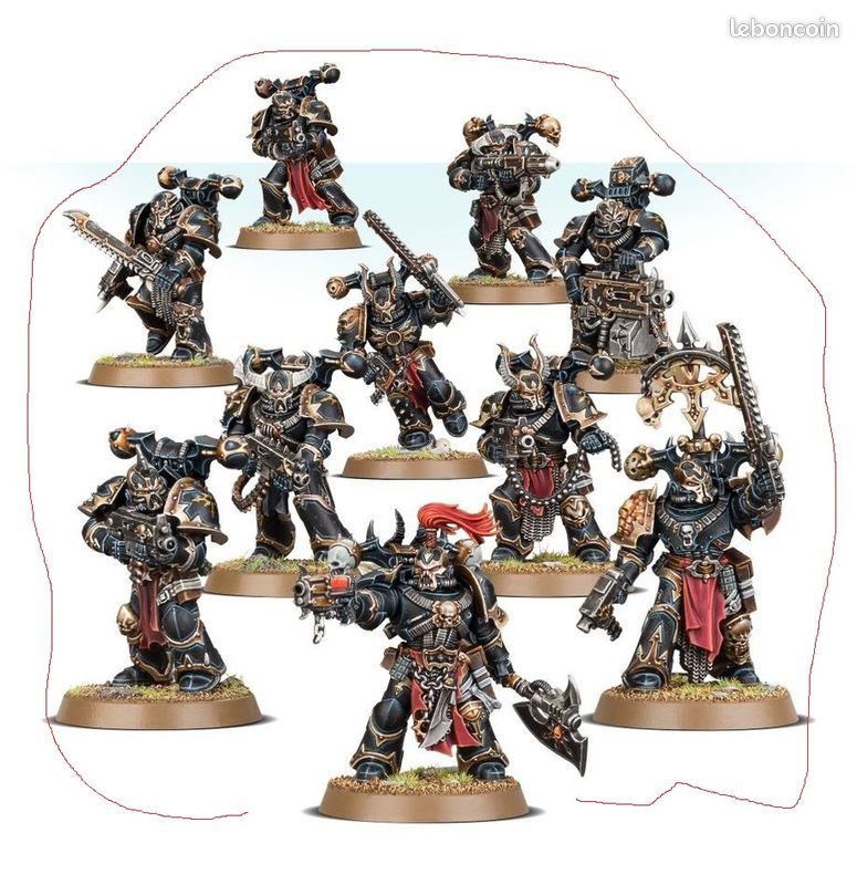 10 légionnaires space marines du chaos (image 1)