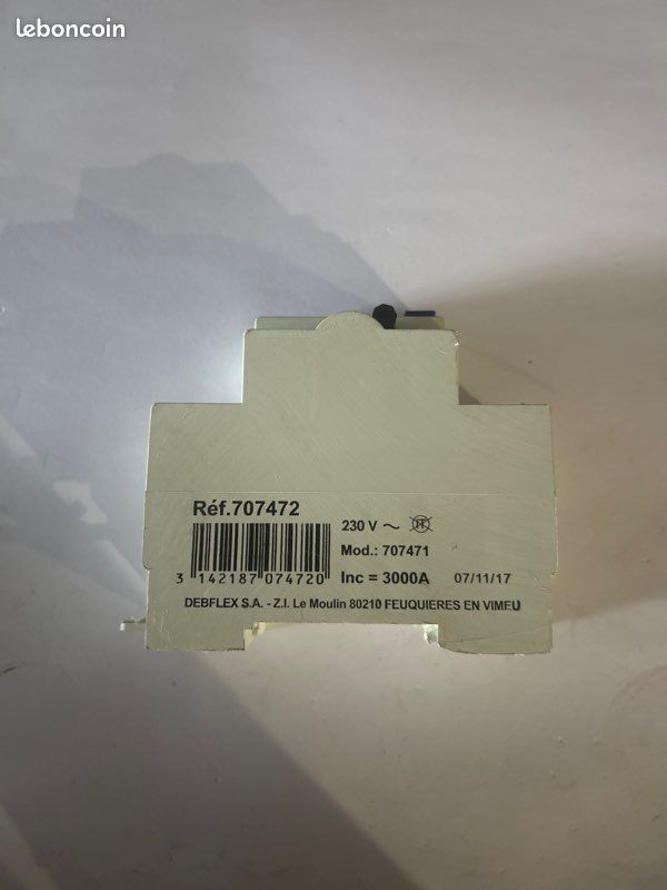 Interrupteur différentiel DEBFLEX 40A type AC 230V (image 3)