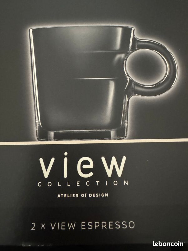 Coffret de 2 tasses Espresso (env. 80 ml) neuves (image 1)