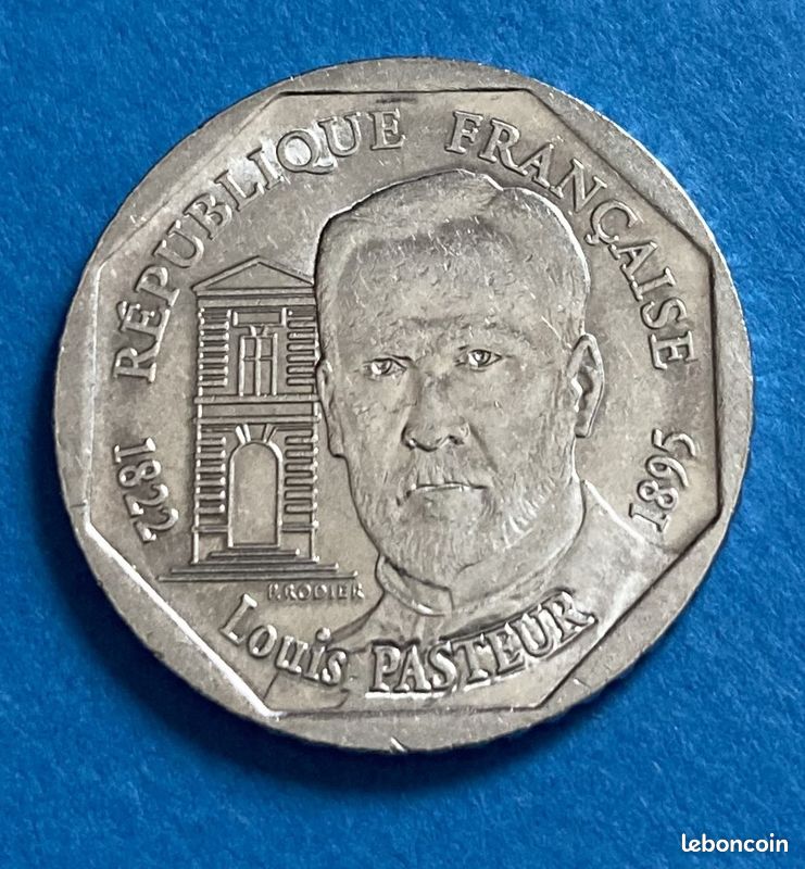 France 2 Francs 1995 Piece Louis Pasteur Franc Piece - Monnaies (8861928