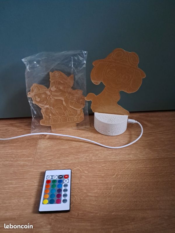 Lumière led pat patrouille avec 2 types (image 1)