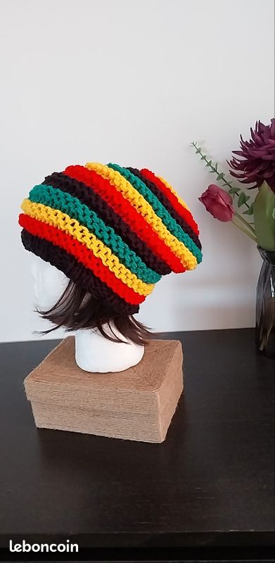 Joli bonnet slouchy rasta (image 1)