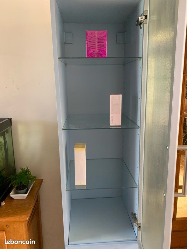 Joli Meuble colonne de salle de bains avec tiroirs et armoire (image 9)