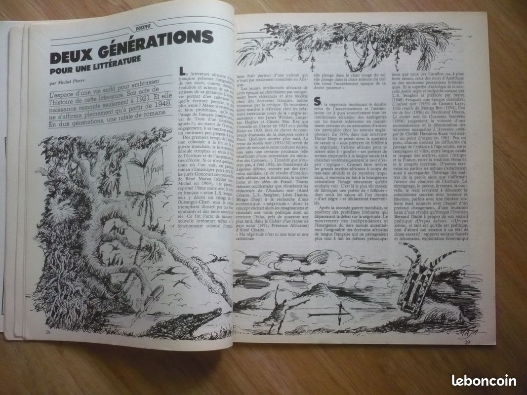 MAGAZINE LITTÉRAIRE N° 195 - AFRIQUE NOIRE : L’autre littérature d’expression française - Mai 1983 - (image 5)
