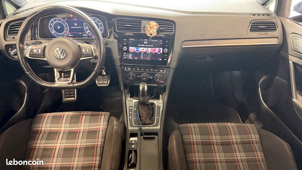 VOLKSWAGEN GOLF GTI 2.0 TSI 230 DSG6 5p - Garantie 6 mois / Siège chauffant / Bleu métallisé / Virtual Cockpit / Phares full LED (image 8)