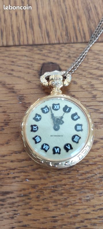 Montre De Poche Vintage MORTIMA - Mécanique à Remontage Manuel - Dorée - Occasion Fonctionnelle