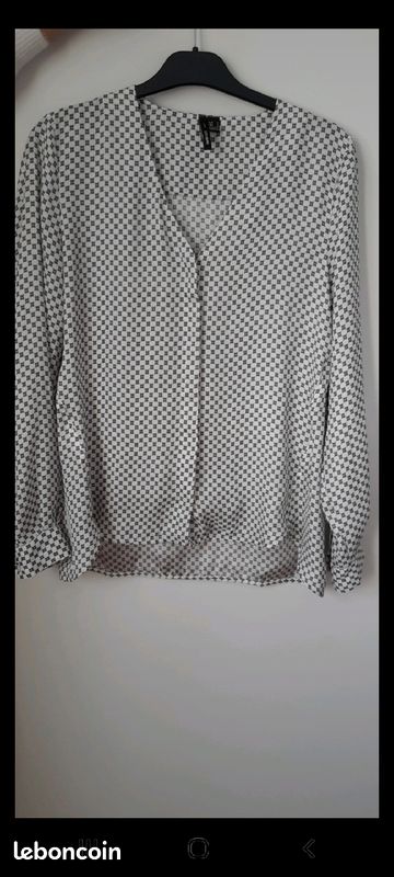 Chemisier blouse manches longues (image 1)