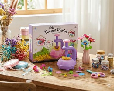 NEUF - Kit Créatif Charmofun - Machine à Fleurs & Bouquet DIY (Enfant 3 Ans+) - Jeux & Jouets