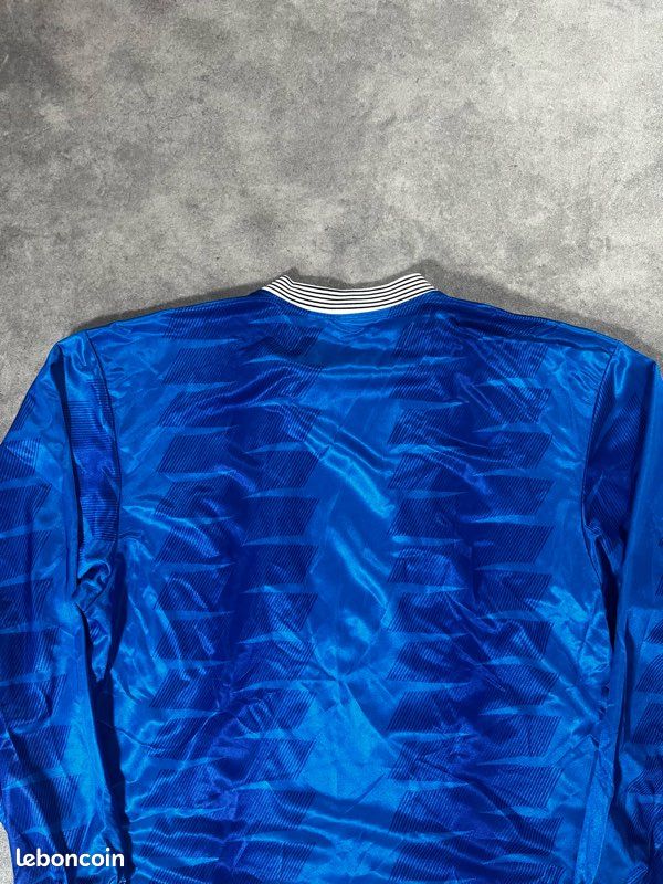 Maillot De Foot Vintage UCM N°11 – Homme XL – Bleu Manches Longues – Années 90