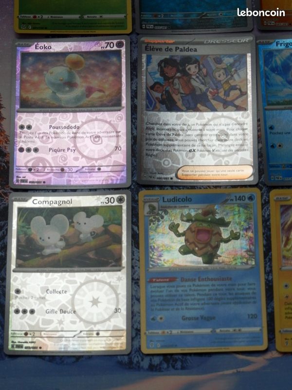Lot de Cartes Pokémon BRILLANTES / REVERSES / HOLOS RARES (image 3)