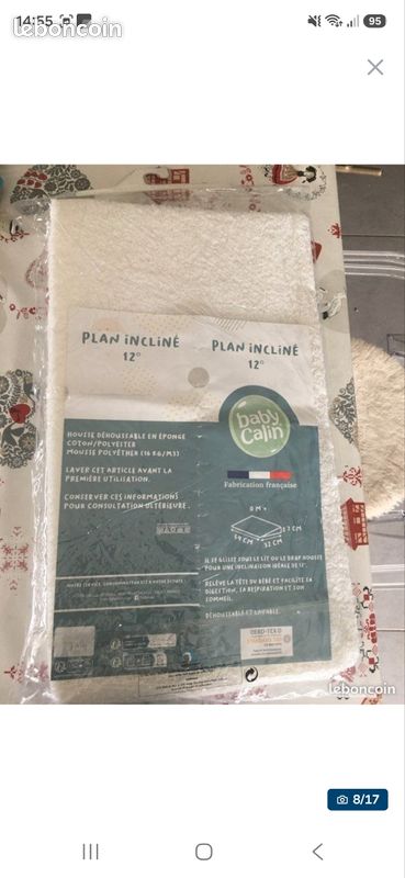 Plan incliné 12 degrés pour lit bébé Babycalin Neuf (image 8)