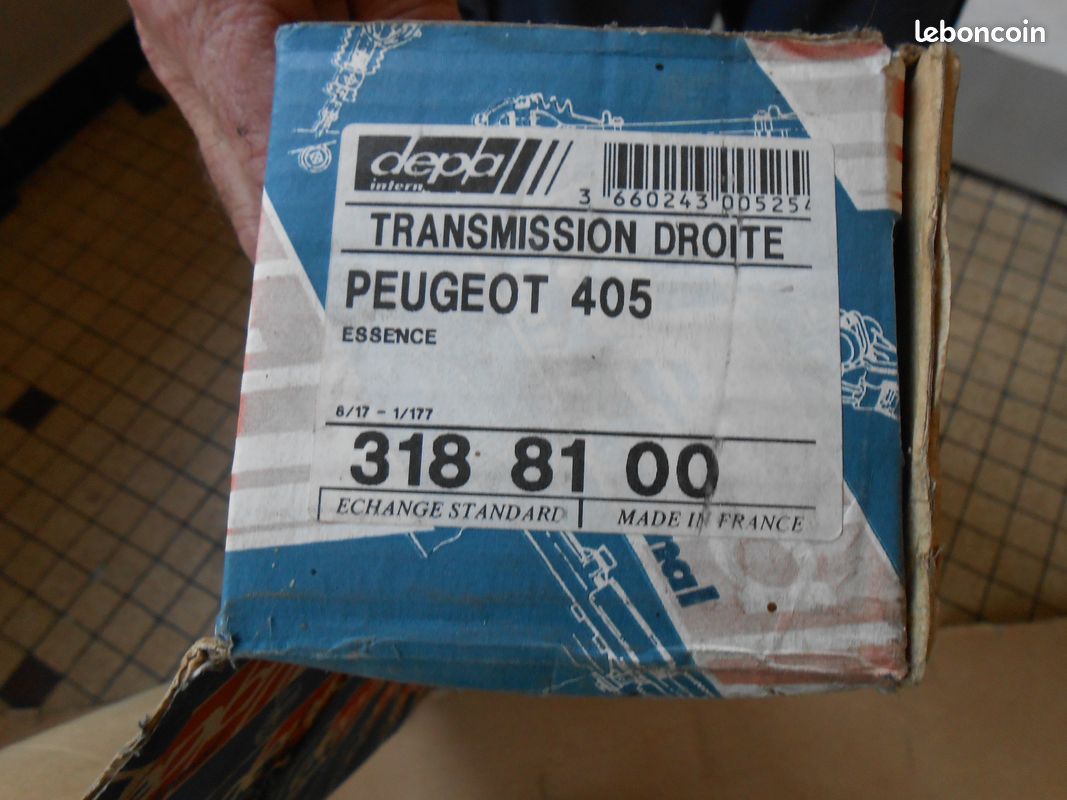 Cardan PEUGEOT 405 ess avd - Équipement auto