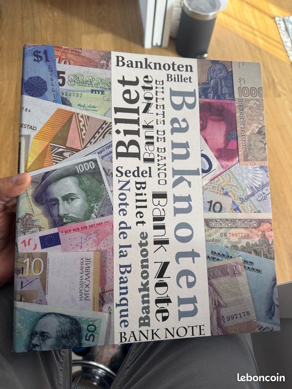 COLLECTOR Classeur pour Les Billets en Format d'Un Livre avec 10 Pages