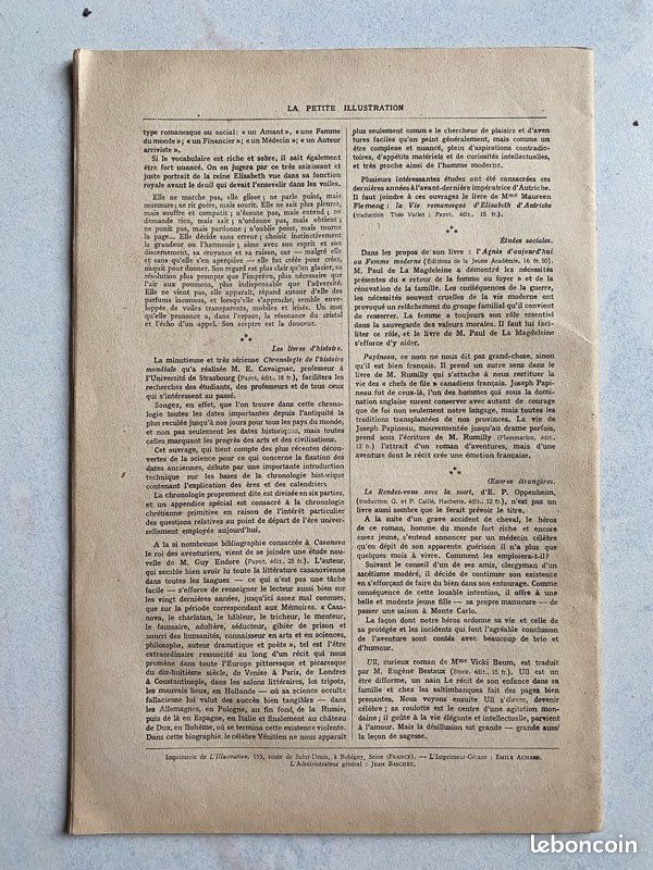 La petite illustration 1934. « service aérien « (image 2)