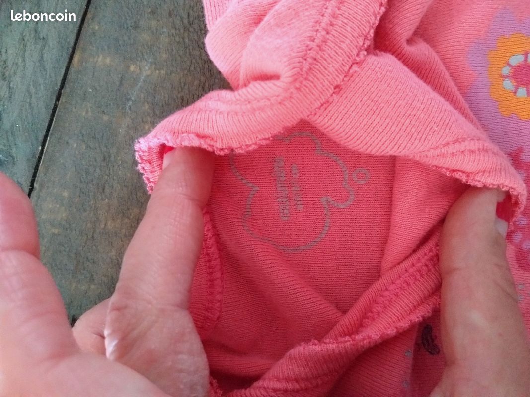 Lot de 6 bodies bébé fille 6 mois bb03 (image 6)