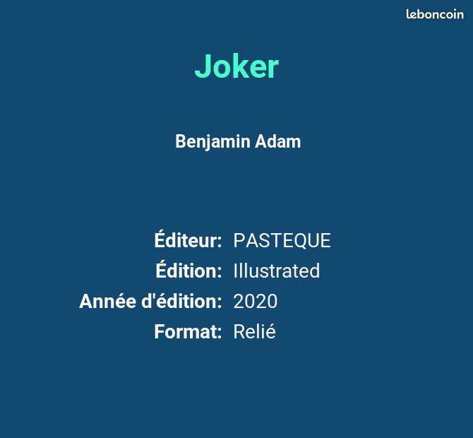 Joker - Benjamin Adam (image 2)