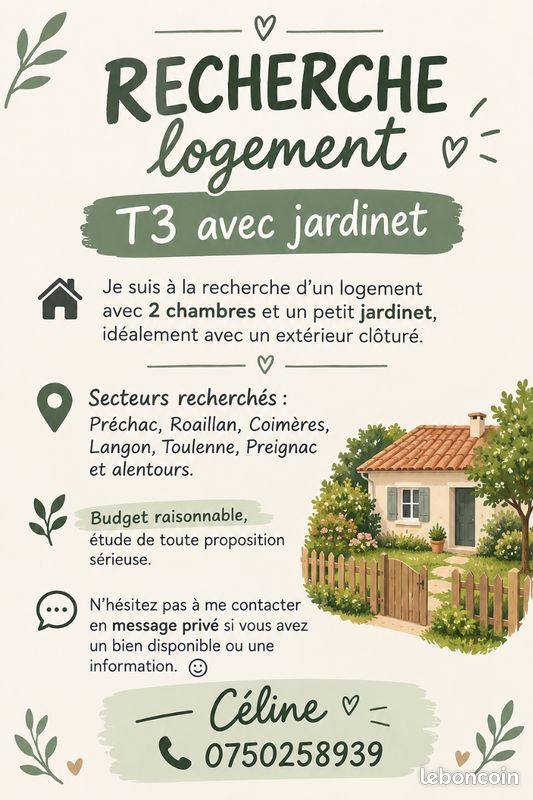 Maison 3 pièces 60 m² · à Langon · 60 m² · 700 €/mois