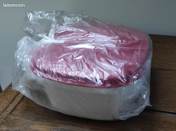 Plat Multi-services Tupperware Blanc/gris Foncé – Avec Couvercle Poignée – Pour Yaourtière