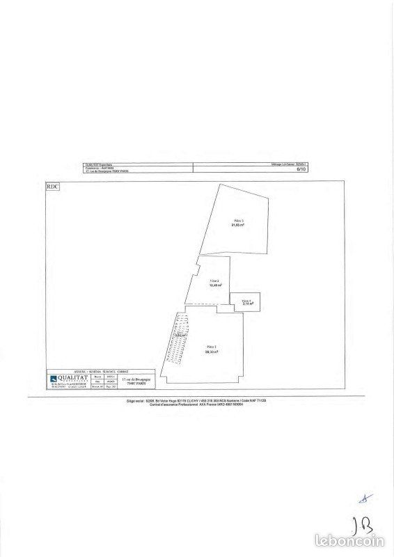 Local commercial 104 m² - Bureaux & Commerces