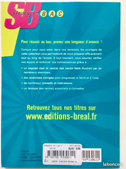 Manuel de révision : Séquence Bac Français toutes séries (image 2)