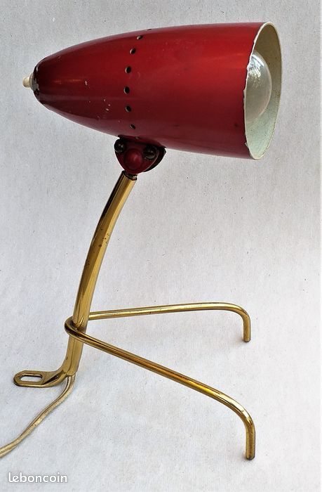 Lampe de Table Vintage • Applique • Cocotte • Rupert Nikoll • 1950 (image 6)