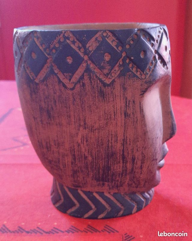 Cache pot tête H.13 cm (image 2)
