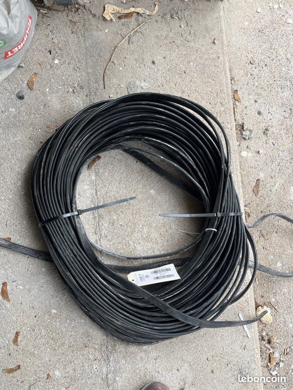 Câble électrique plat souple type H07VVH6F - Nombre de conducteurs : 4G- Section : 2.5mm² (image 1)