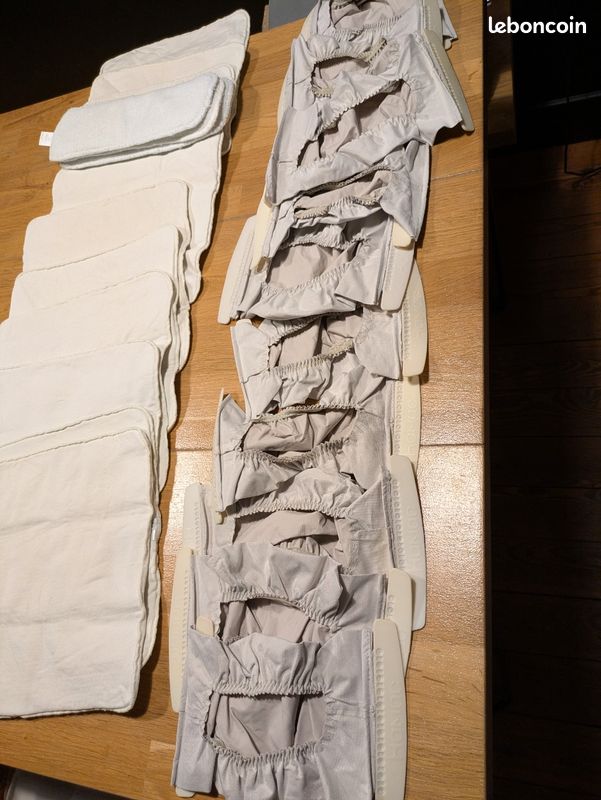 Lot couches lavables HAMAC TMAC taille S (image 2)