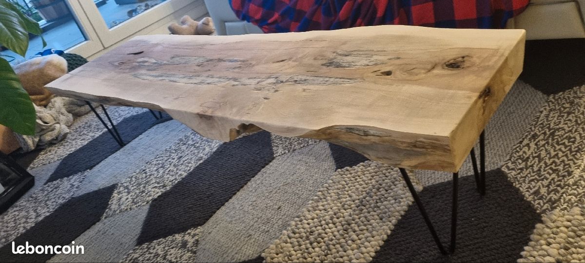 Table basse en bois massif (image 4)