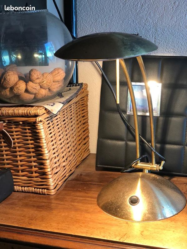 Lampe Soucoupe Seylumiere halogène vintage (image 4)