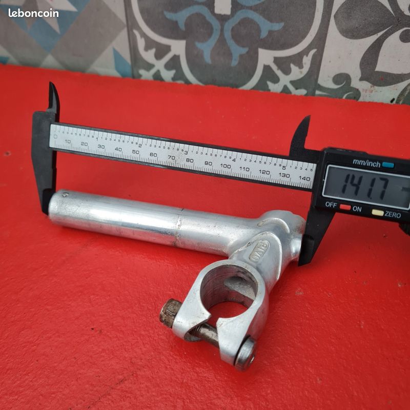 Potence Pivo 85mm Pour Vélo De Route/course - Aluminium Argenté - Fabriquée En France