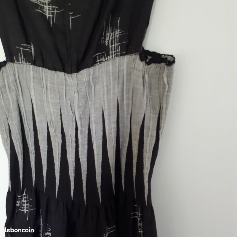 Robe Bleue Marithé Et François Girbaud - Taille S, Coton, Style évasé, Neuve Sans étiquette