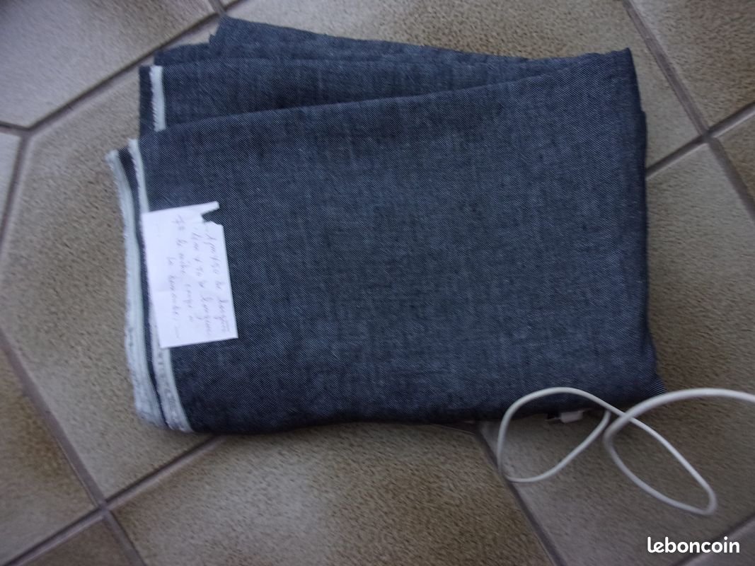 Coupon tissu d'jean (image 1)
