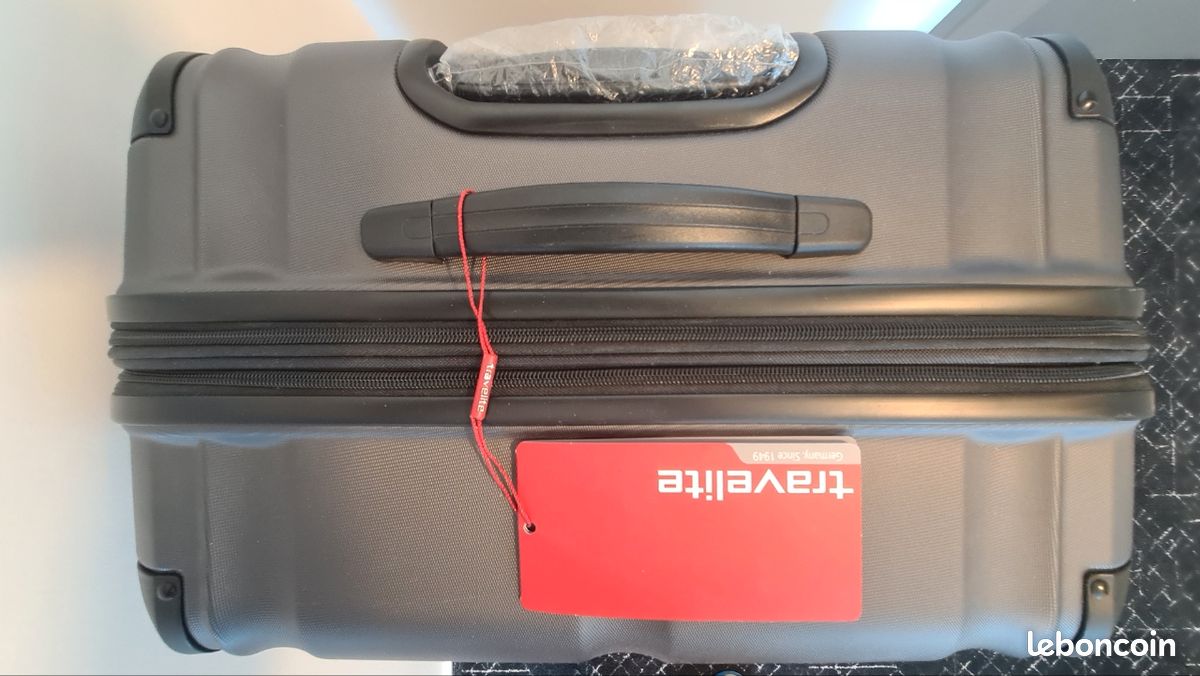 Valise Trolley "TRAVELITE" City 8 roues, anthracite : 77 x 49 x 32 extensible 35. Neuve, jamais servie (image 1)