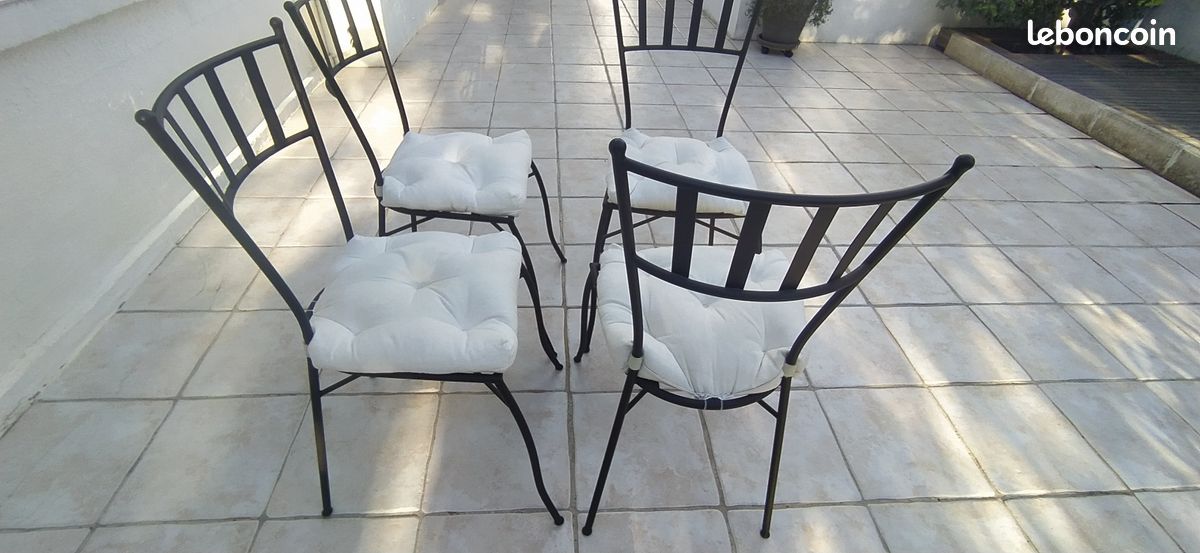 Chaises en fer forgé (image 4)