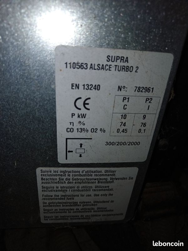 Poêle à bois supra alsace turbo 2 (image 3)