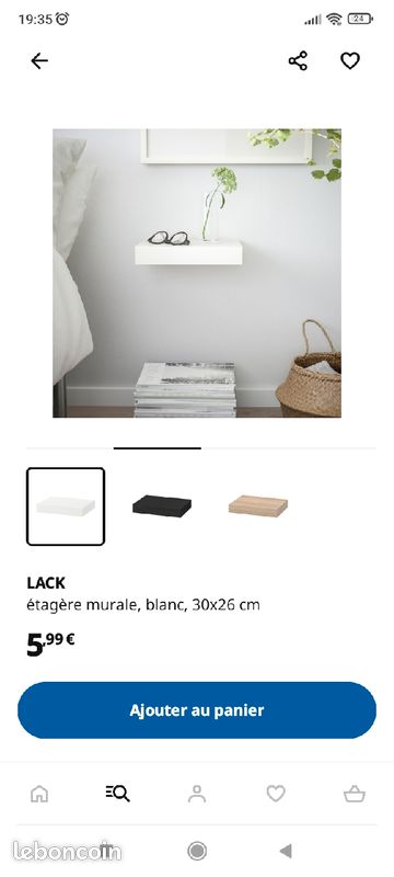 Cherche meuble Ikea Alex ou lack blanc (image 2)