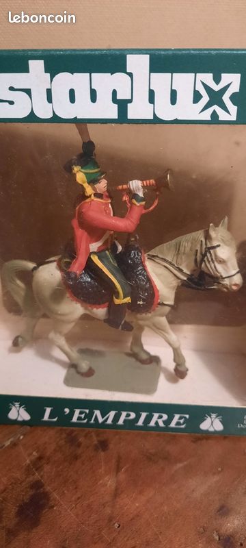 STARLUX - Figurine 1/32 Plomb-LOT 3 Cavaliers Premier Empire-(ref