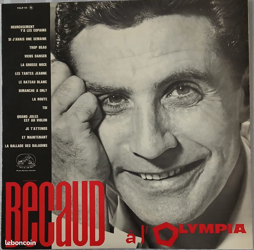 Vinyle Bécaud à l'Olympia (image 1)