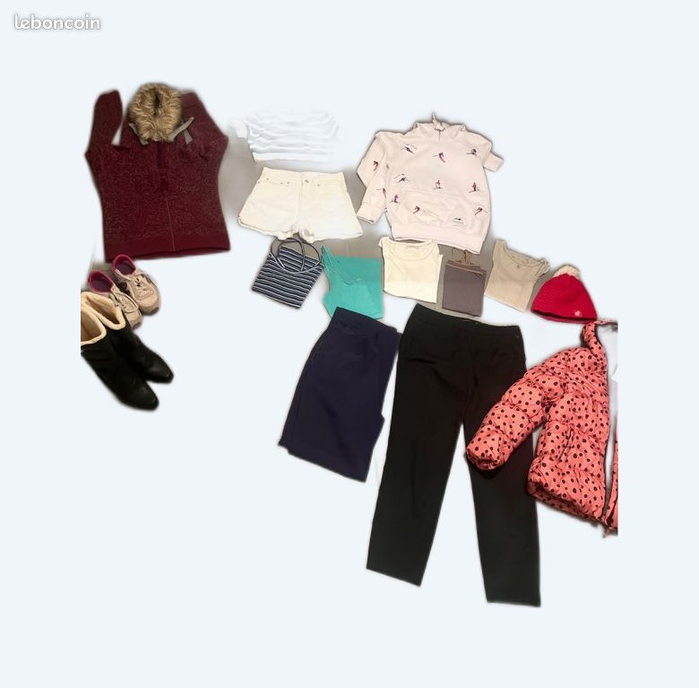 Lot fille taille S été et hiver (image 1)