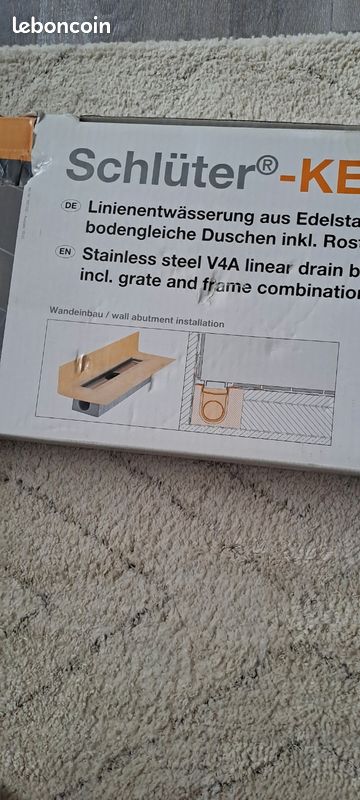 Kit évacuation caniveau douche à l'italienne (image 4)