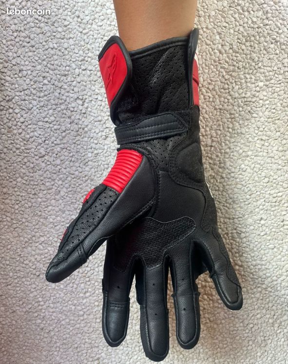 Gants moto Alpinestars MM93 Marquez taille XL, cuir longue manche, neuf (image 2)